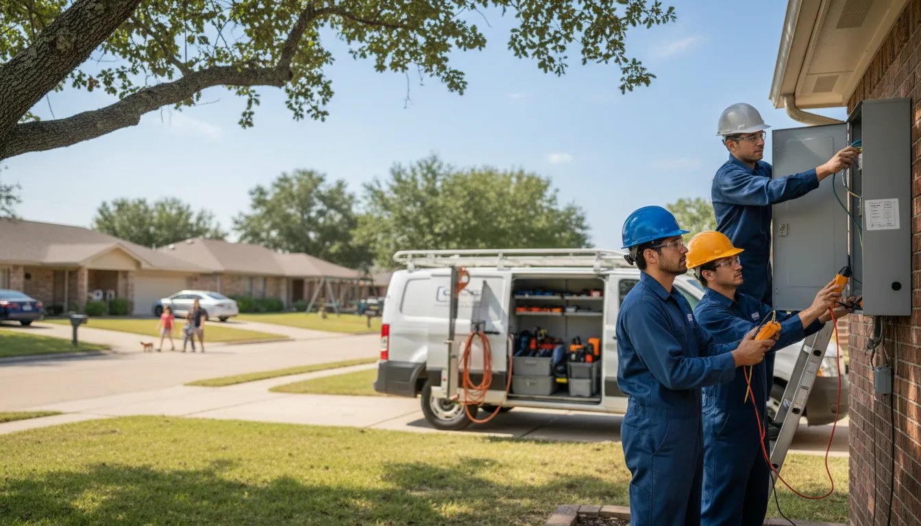 Certified electrician providing emergency electrical services in Jay, OK